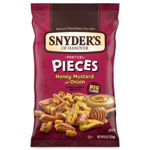 Snyder's Pretzel Pieces Honey Mustard & Onion 5oz 6ct